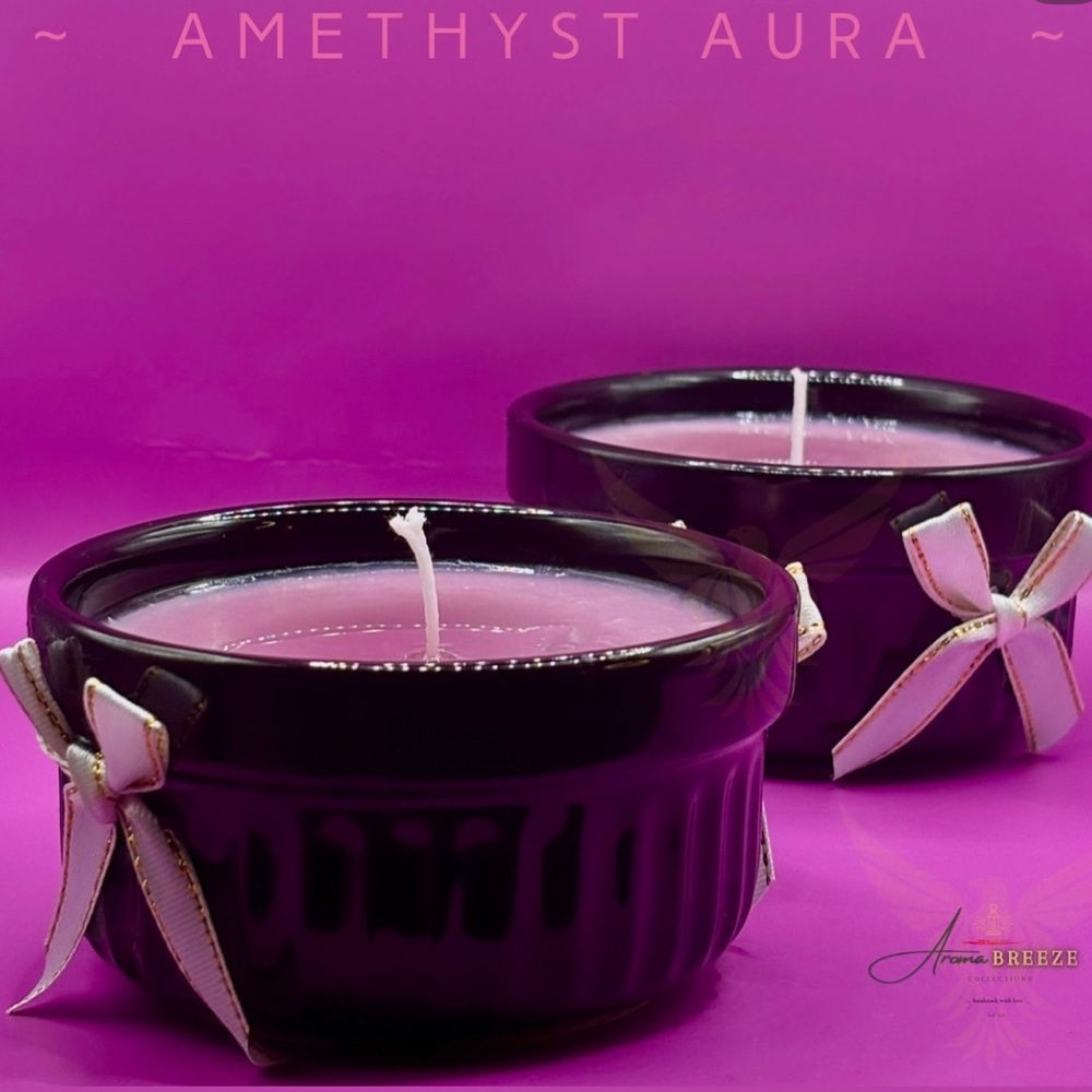 Amethyst Aura Purple Candles